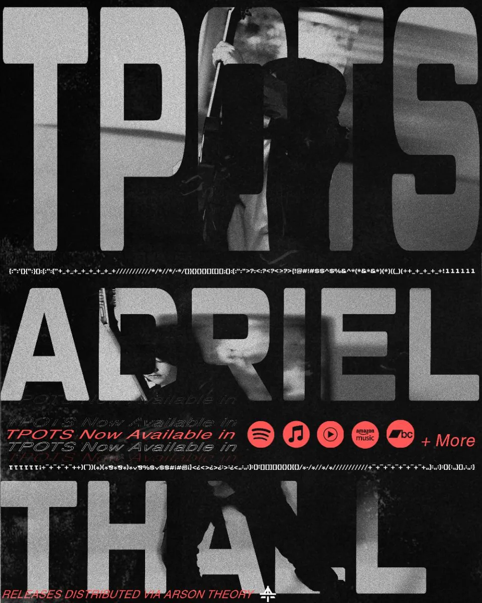 adriel thall, the past of the spirit, poster · tpots / adriel thall